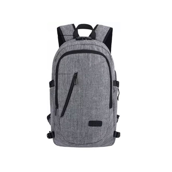 Mochila Antirrobo 30 LT Cable USB Gris