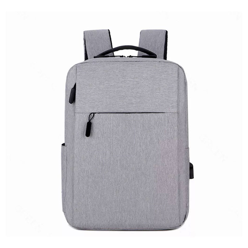 Mochila Notebook Impermeable Puerto USB 20-35 LT Gris