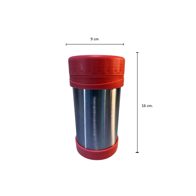 Termo Comida Acero Inoxidable 500 ML Rojo