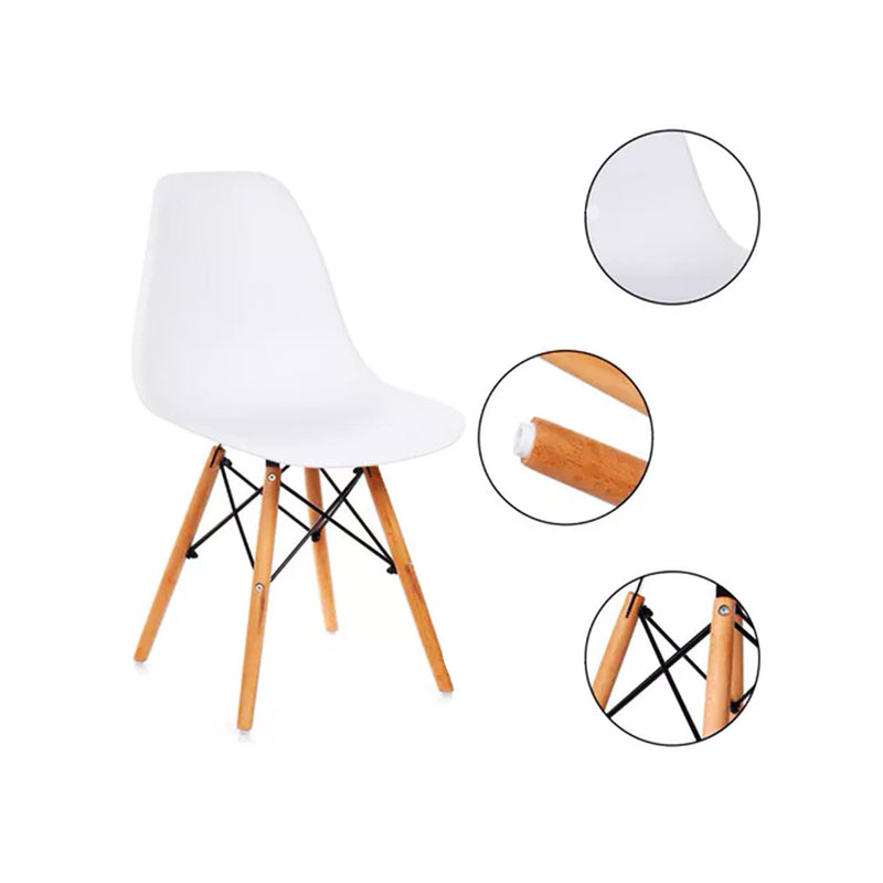 Silla Eames Hogar Comedor Blanco