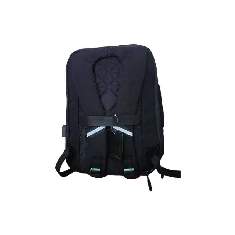 Mochila Notebook Salida USB Audio Negro 35x30x14 CM