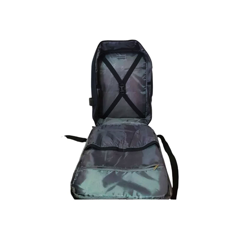 Mochila Notebook Salida USB Audio Negro 35x30x14 CM