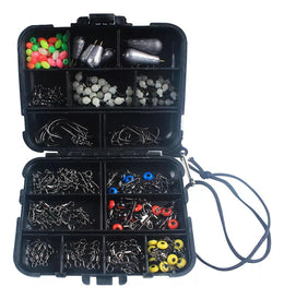 Kit 177 Accesorios Pesca Caja Aparejos