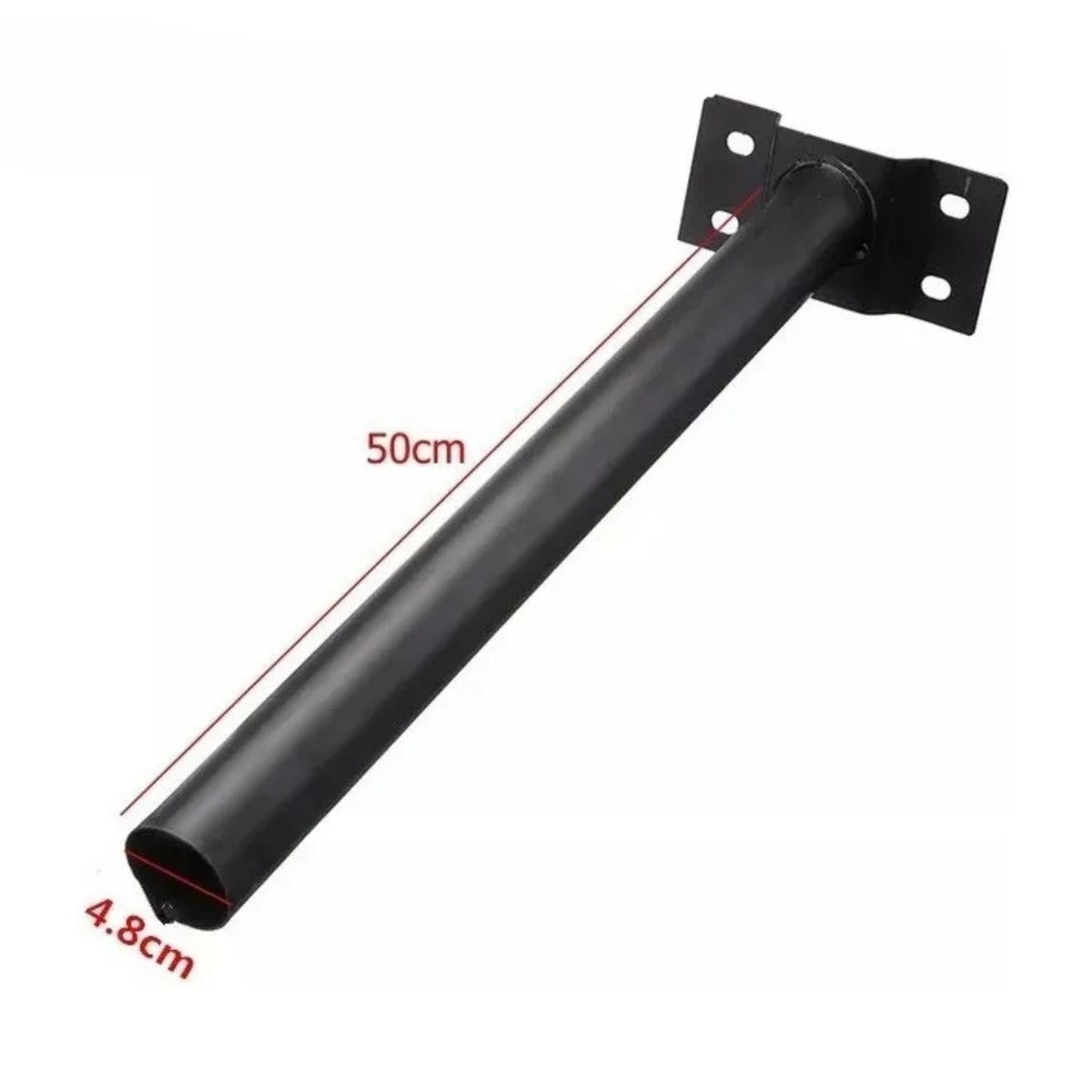 Soporte Poste Alumbrado Solar 50 CM + Pernos