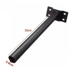 Soporte Poste Alumbrado Solar 50 CM + Pernos