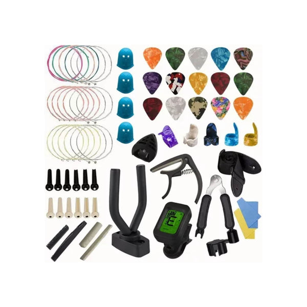 Kit 66 Accesorios Guitarra Acústica Cuerdas