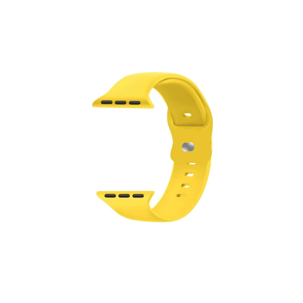 Correa Apple Watch Silicona Amarillo M/L 38x40x41 MM