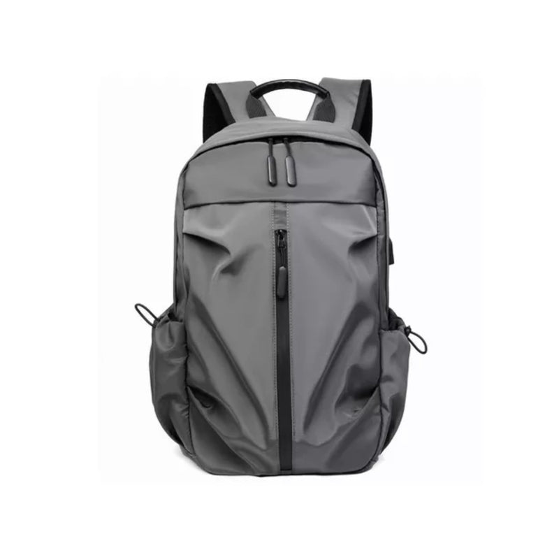 Mochila Impermeable Antirrobo Puerto USB 35 LT Gris