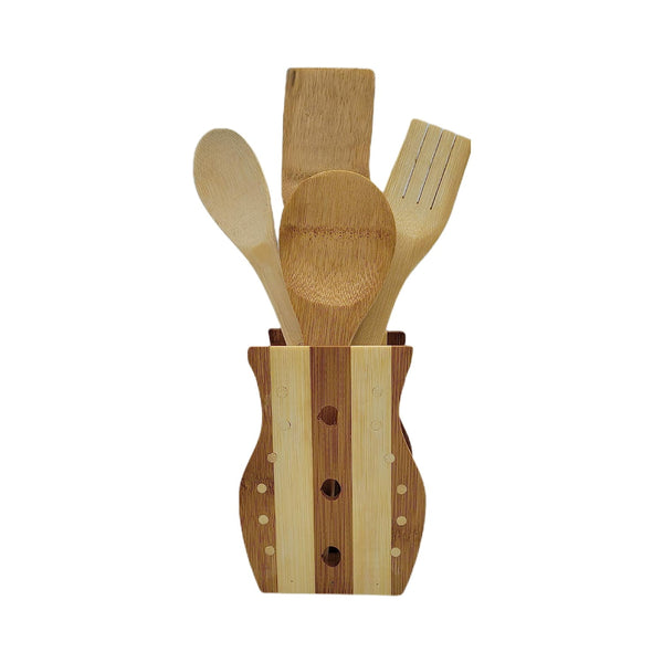 Set 4 Utensilios Cocina Madera 30 CM