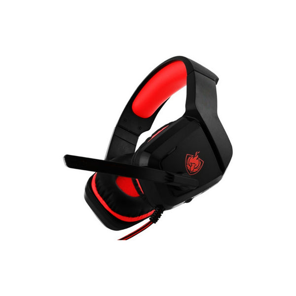 Audífonos Gamer 3.5 MM Conector Estéreo Rojo