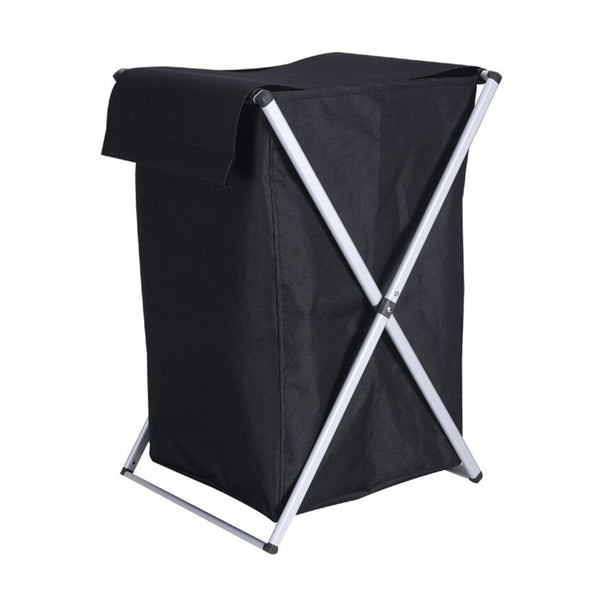 Canasto Cesta Organizador Ropa Plegable XL Negro