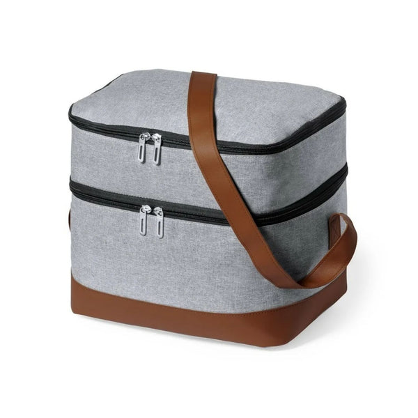 Bolso Cooler Doble Gris Chandak 20x30x26 CM