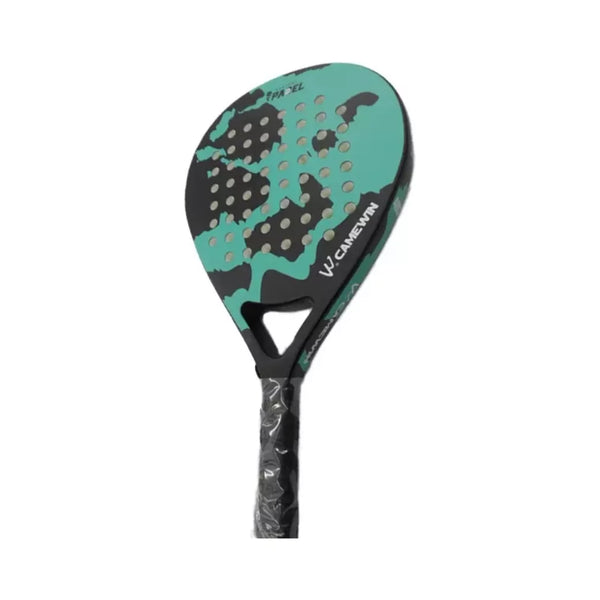 Pala Pádel Carbono Híbrido 38MM + Bolso Deporte Turquesa