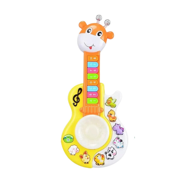 Guitarra Didáctica Juguete Musical Bebe Jirafa Luces Sonido