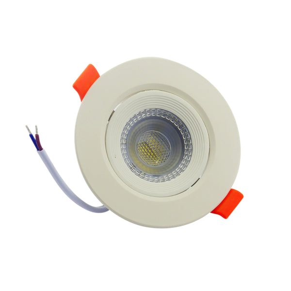 Foco LED Embutido Basculante 6.5 Watt Luz Fría