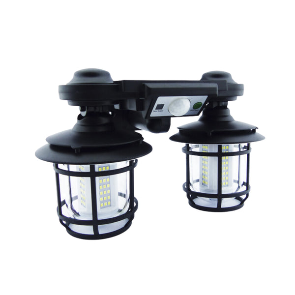 Farol Solar Doble 192 LED 26X17X12 CM