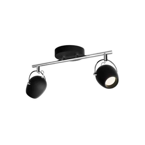 Foco LED Doble Spot Light Negro