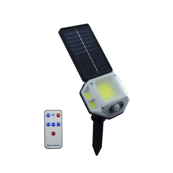 Estaca LED Solar COB PVC Sensor Control Remoto