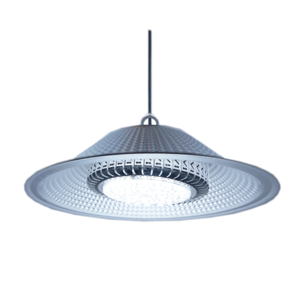 Campana LED 100 Watt 104 LED Lupa P/Colgar Aluminio