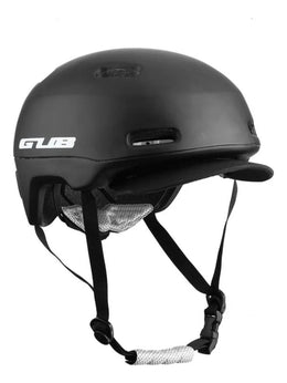 Casco Bicicleta City Visera Profesional M Negro