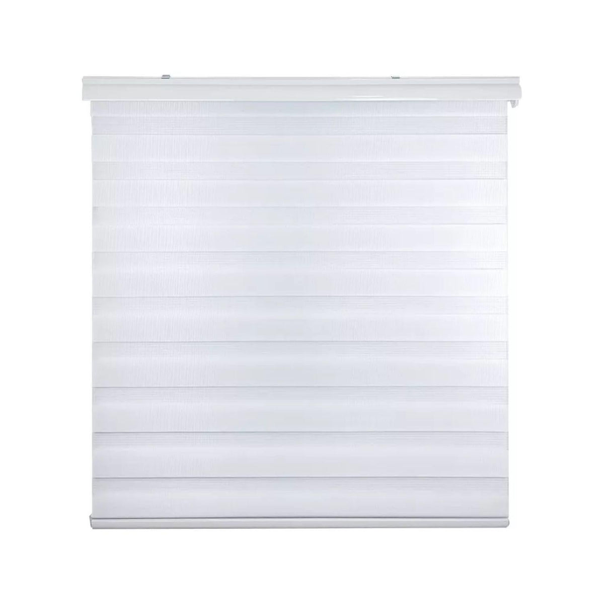 Cortina Roller Dúo Zebra Día Noche Blanco 80x200 CM