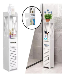 Estante Baño Organizador Multiuso 80x20x18 CM Blanco
