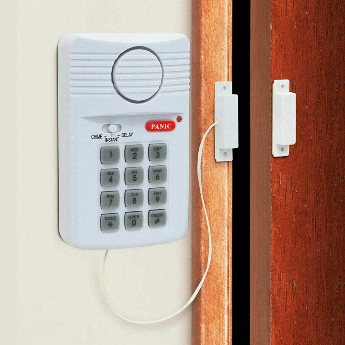 Alarma Hogar Sensor Magnético Blanca