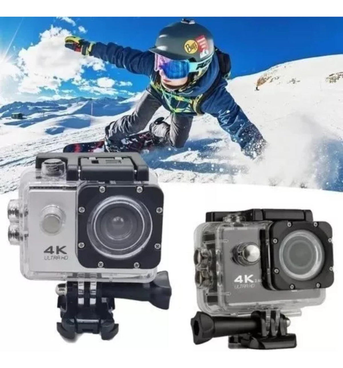 Cámara Deportiva Extreme Sumergible 4K Full HD Videos