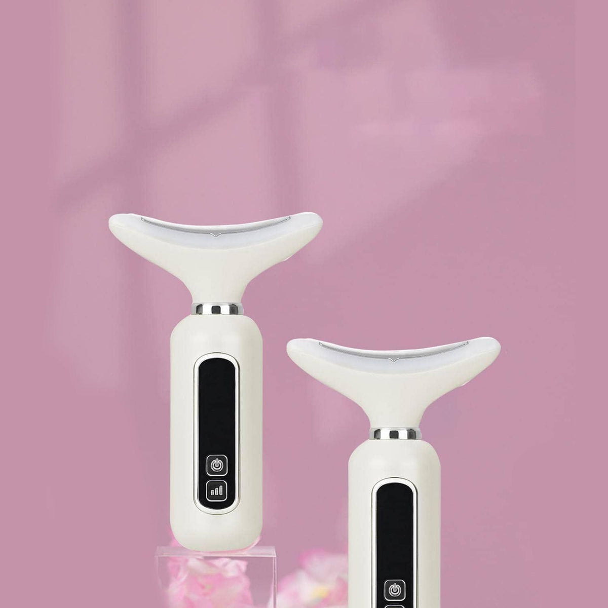 Masajeador Reductivo SkinCare Cuello Rostro Ultrasónico Blanco