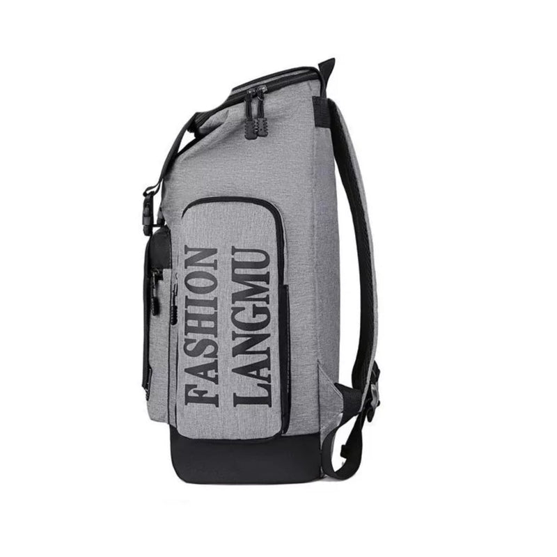 Mochila Maleta Seguridad Antirrobo Impermeable20-40 L Gris