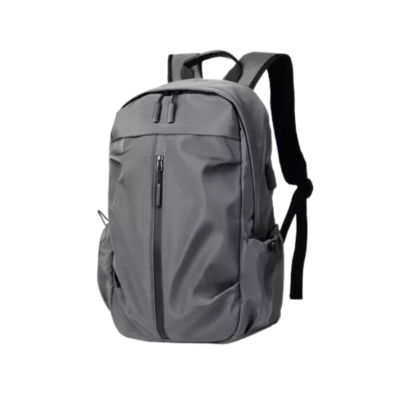 Mochila Impermeable Antirrobo Puerto USB 35 LT Gris