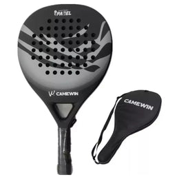 Pala Pádel Carbono Híbrido 38MM + Bolso Deporte Grafito