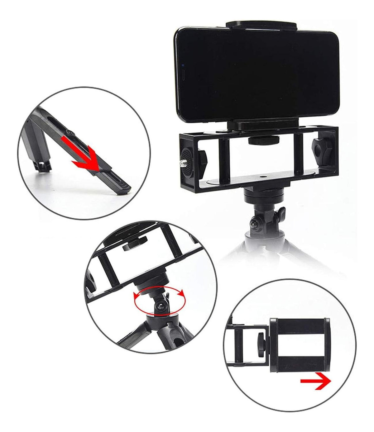 Soporte Celular Multi Clip 3 En 1 Streaming