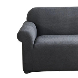 Funda Sofá Cubre Sillón Protectora Elastizada 230 CM Gris Oscuro