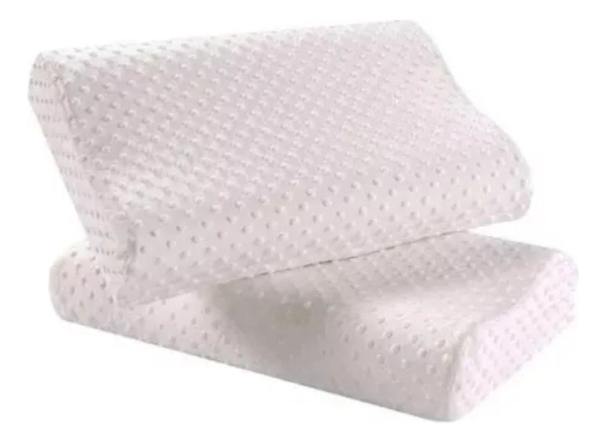 Pack 2 Almohadas Terapéutica Viscoelástica Memory Foam 50 CM x 30 CM x 10 CM