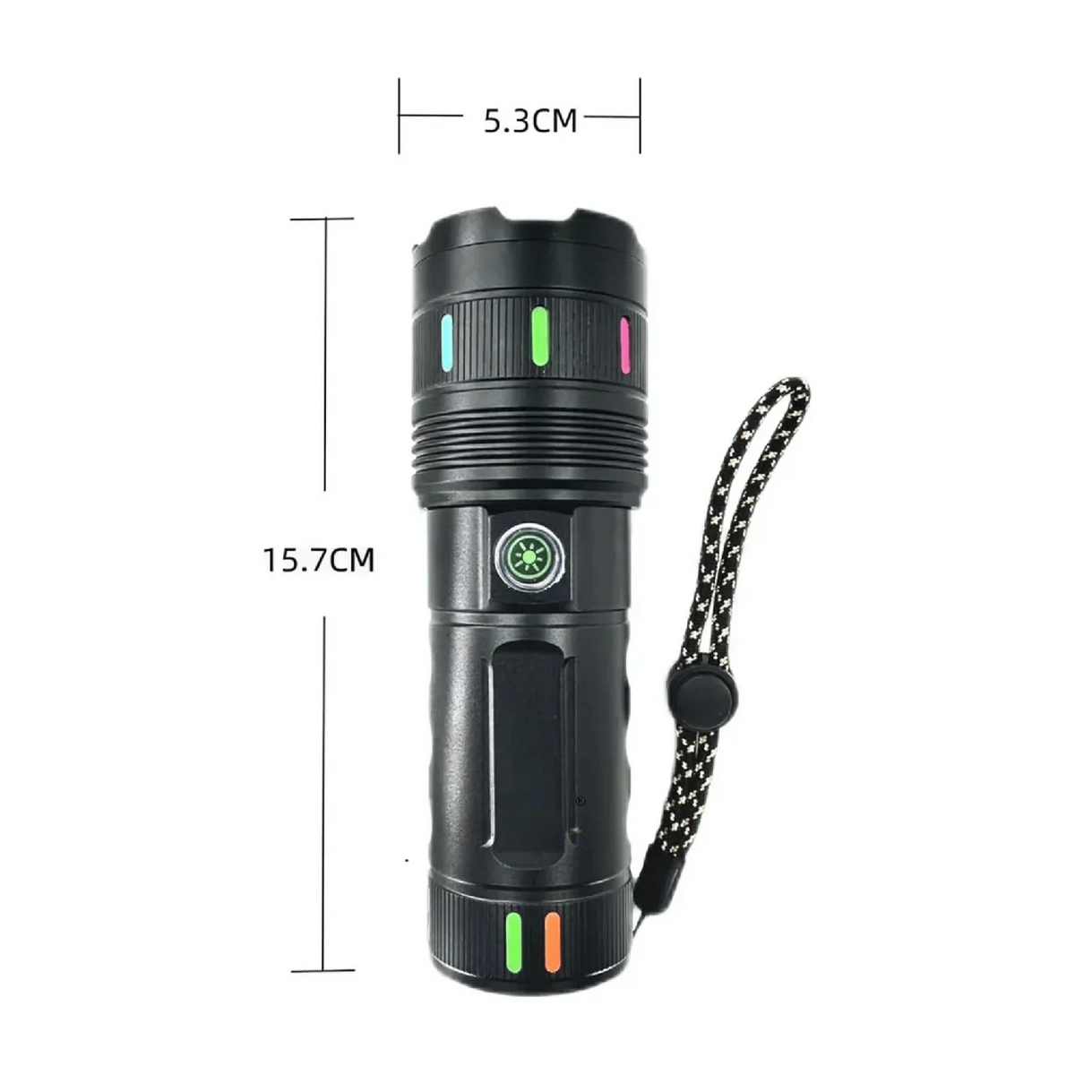 Linterna Táctica LED Ultrapotente Recargable 1500 M – imagen 3 de 4