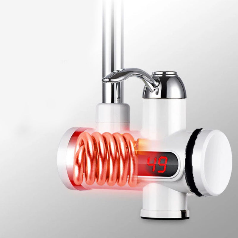 Llave Grifo Calentador Agua Eléctrico Lavaplatos Ducha