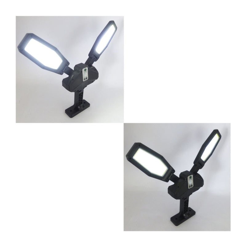 Foco Solar Brazo Doble 202 LED COB Control