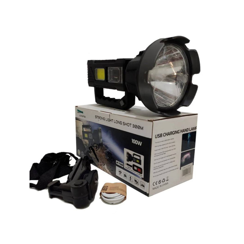 Linterna Luz LED COB 100 Watt Exteriores Recargable