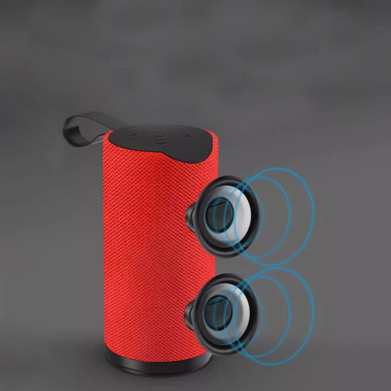 Parlante Altavoz Bluetooth Rojo USB