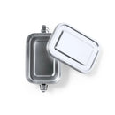 Contenedor Tupper Hermético Acero Inox. Negro Shonka 750 ML