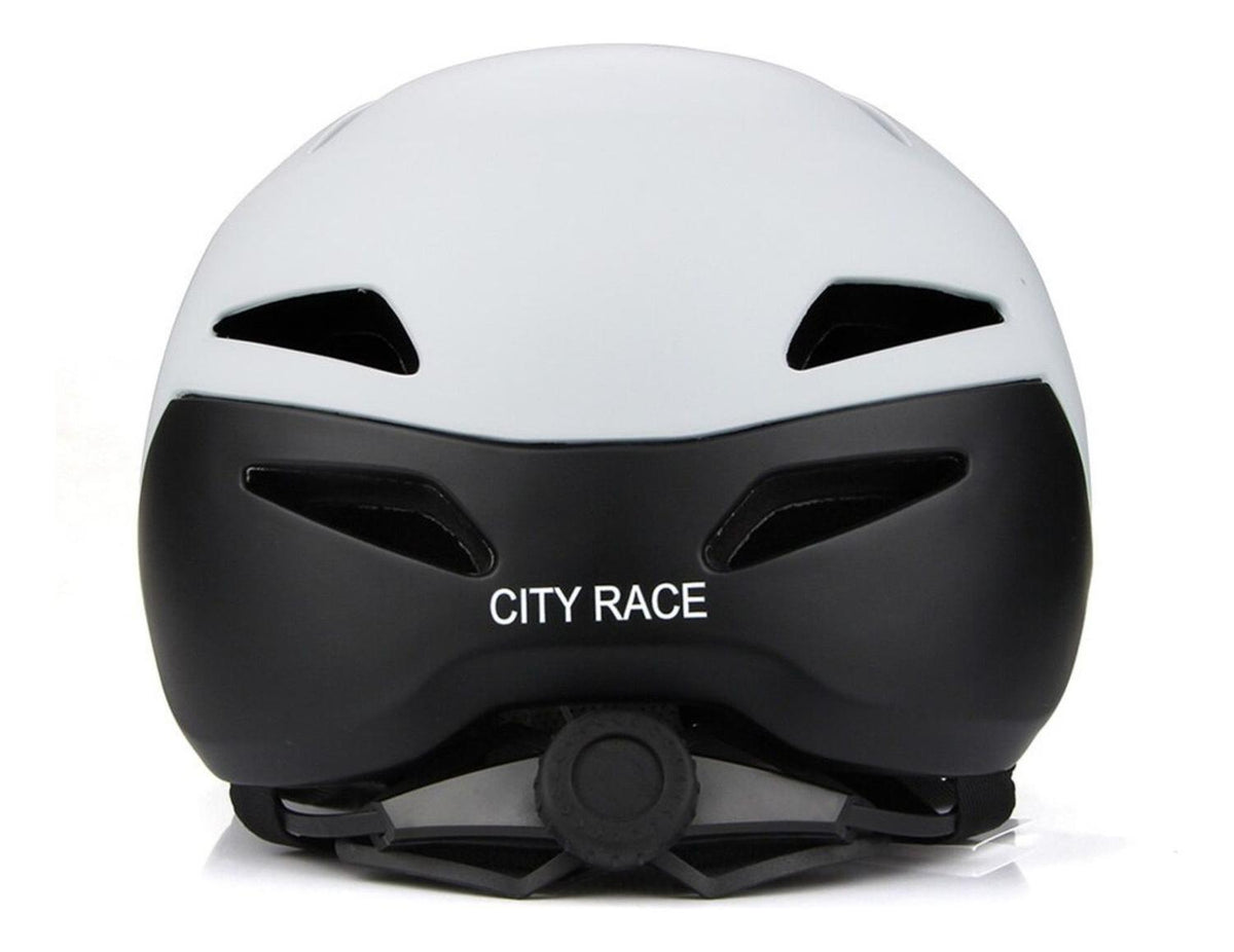 Casco Bicicleta Skate Regulable Profesional M Blanco