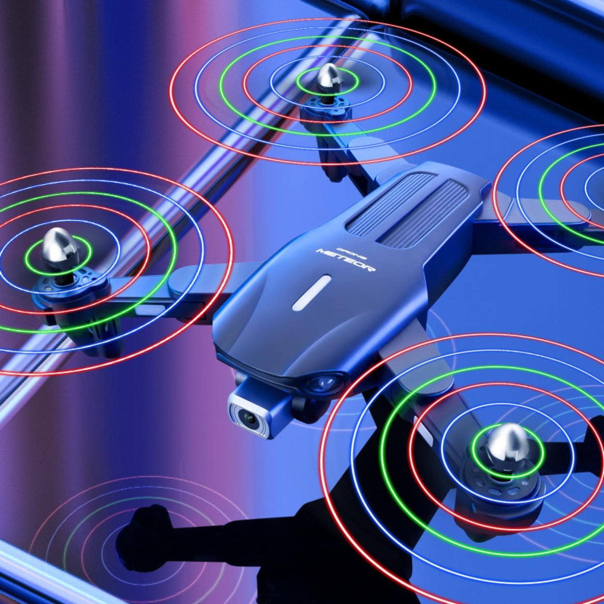 Drone Aéreo WIFI 2 Cámaras 4K HD Recargable 20 MTS