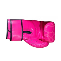Guantes Boxeo Artes Marciales Velcro Rexion 12 Onzas Rosa