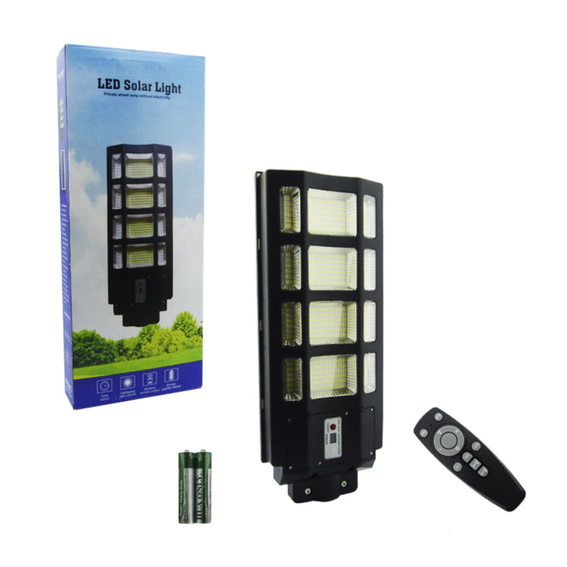 Foco Poste Solar 400 Watt 12 Placas 528 LED Control