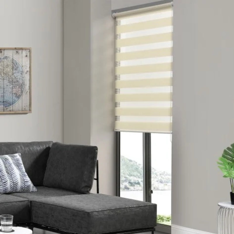 Cortina Roller Persiana Dúo Beige 200x220 CM