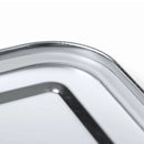 Contenedor Tupper Hermético Acero Inox. Negro Shonka 750 ML