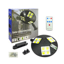 Farol Solar 12 Placas COB LED Sensor Movimiento