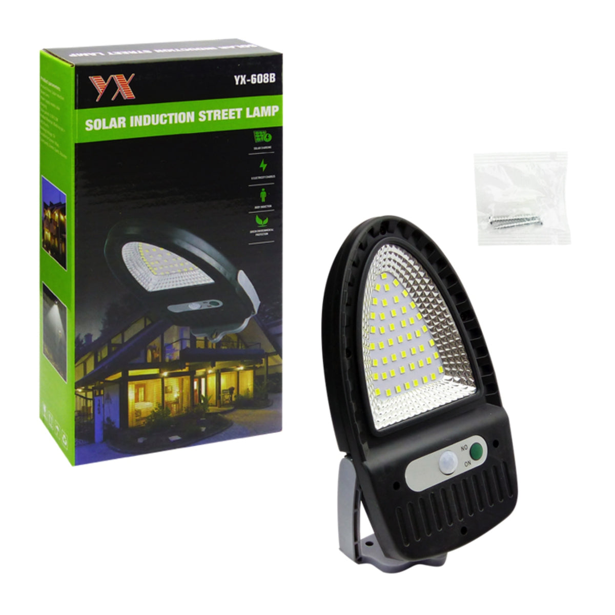 Foco Mini Solar Pared 50 LED Sensor Movimiento