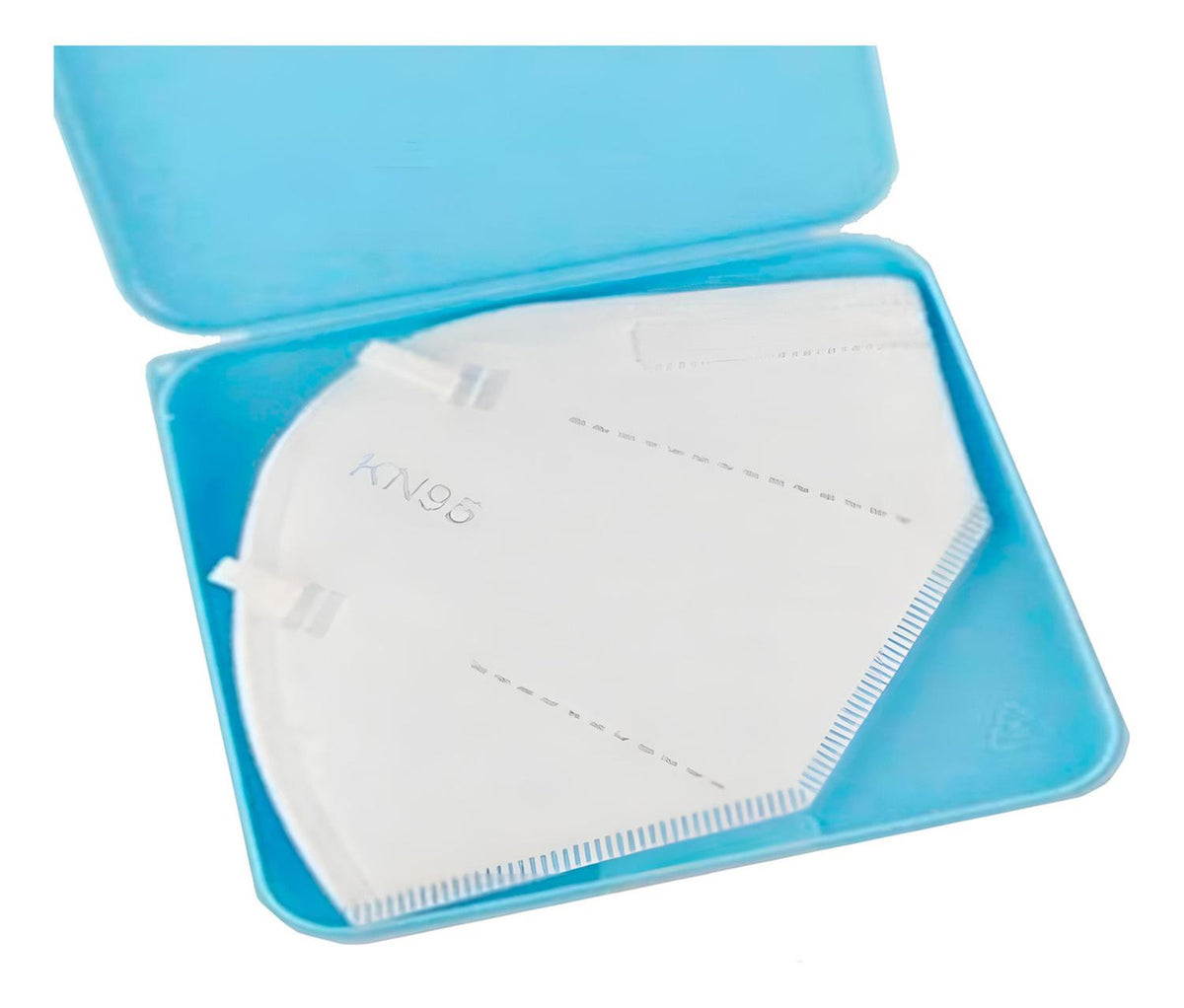 Estuche Porta Mascarilla KN-95 Celeste